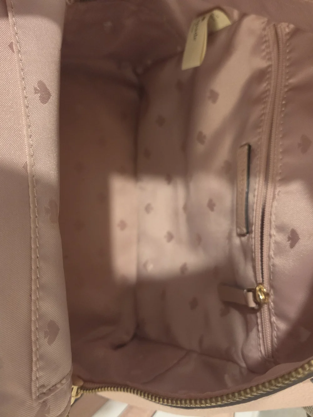 kate spade Blush Pink Leather Backpack